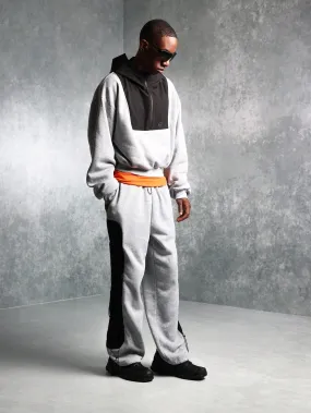 Skater Fit Sweatpants With Side Panel Trek Cords