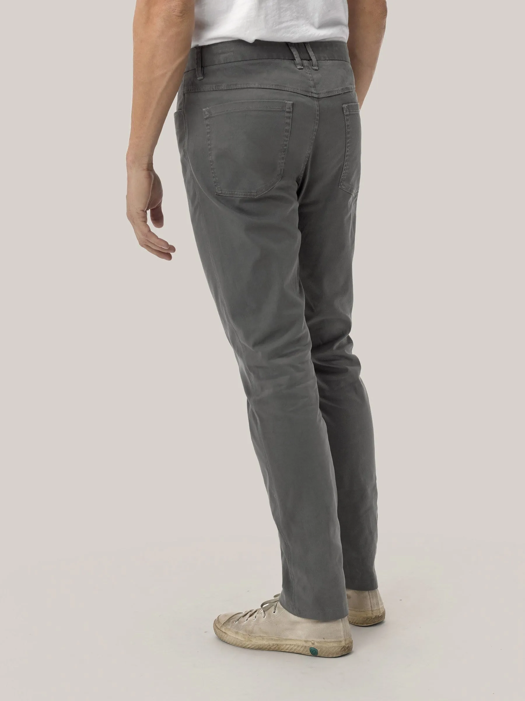 Slate Vintage Canvas 5-Pocket Pant