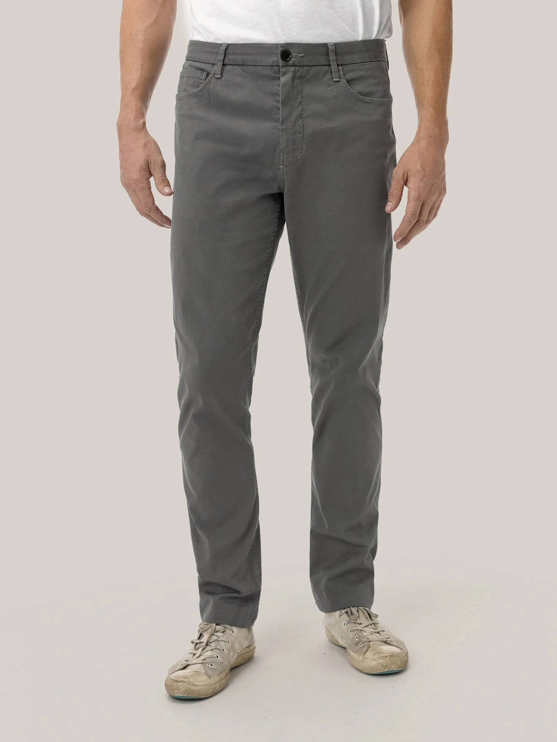 Slate Vintage Canvas 5-Pocket Pant