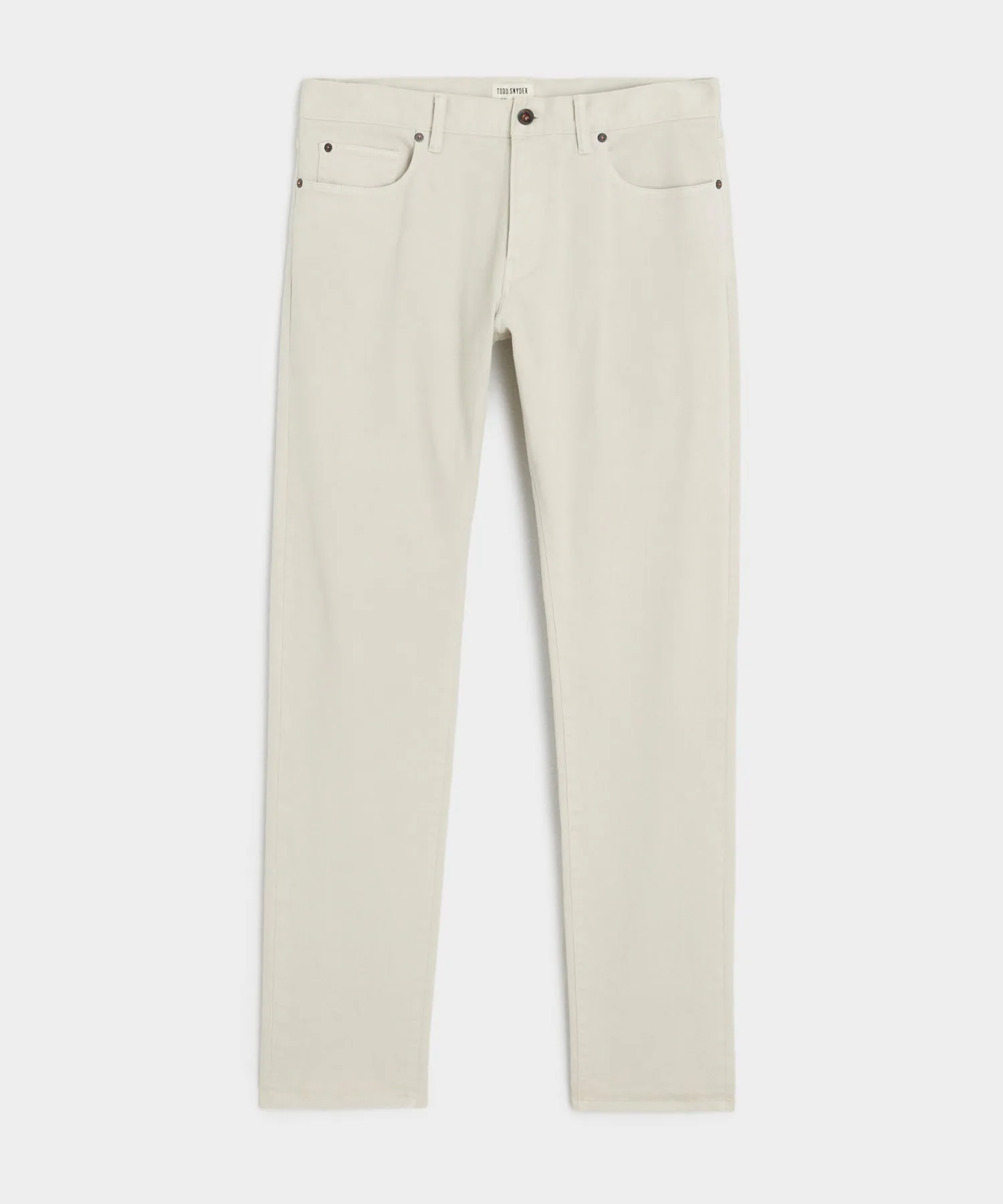 Slim Fit 5-Pocket Chino in Stone