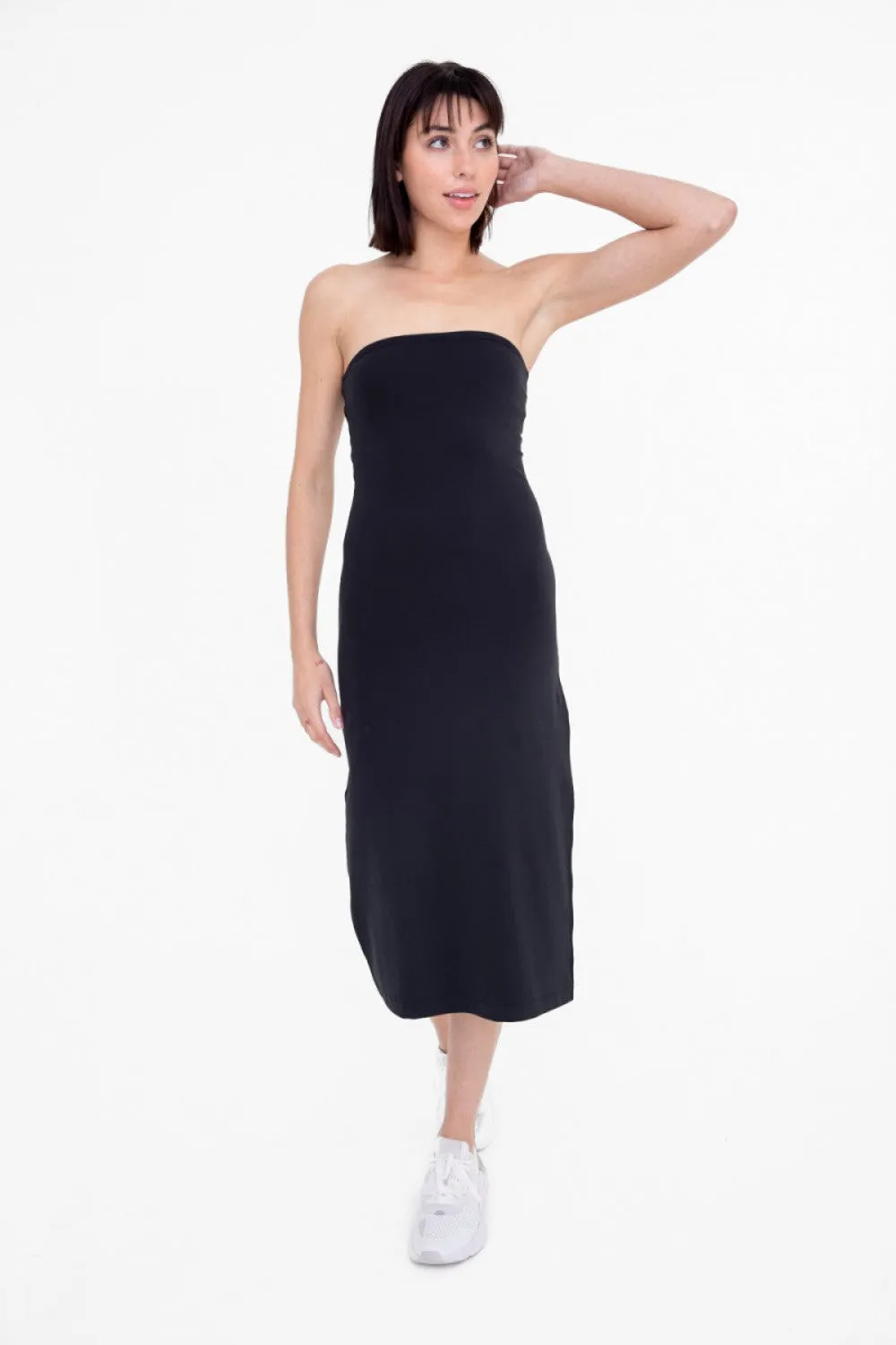 Strapless Midi Dress