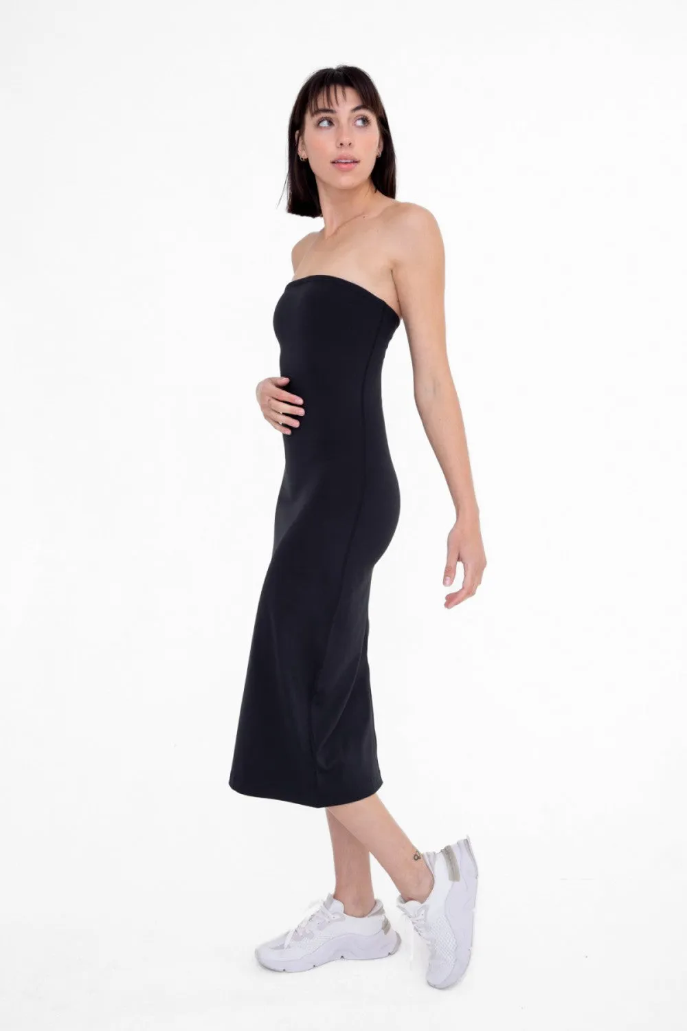 Strapless Midi Dress