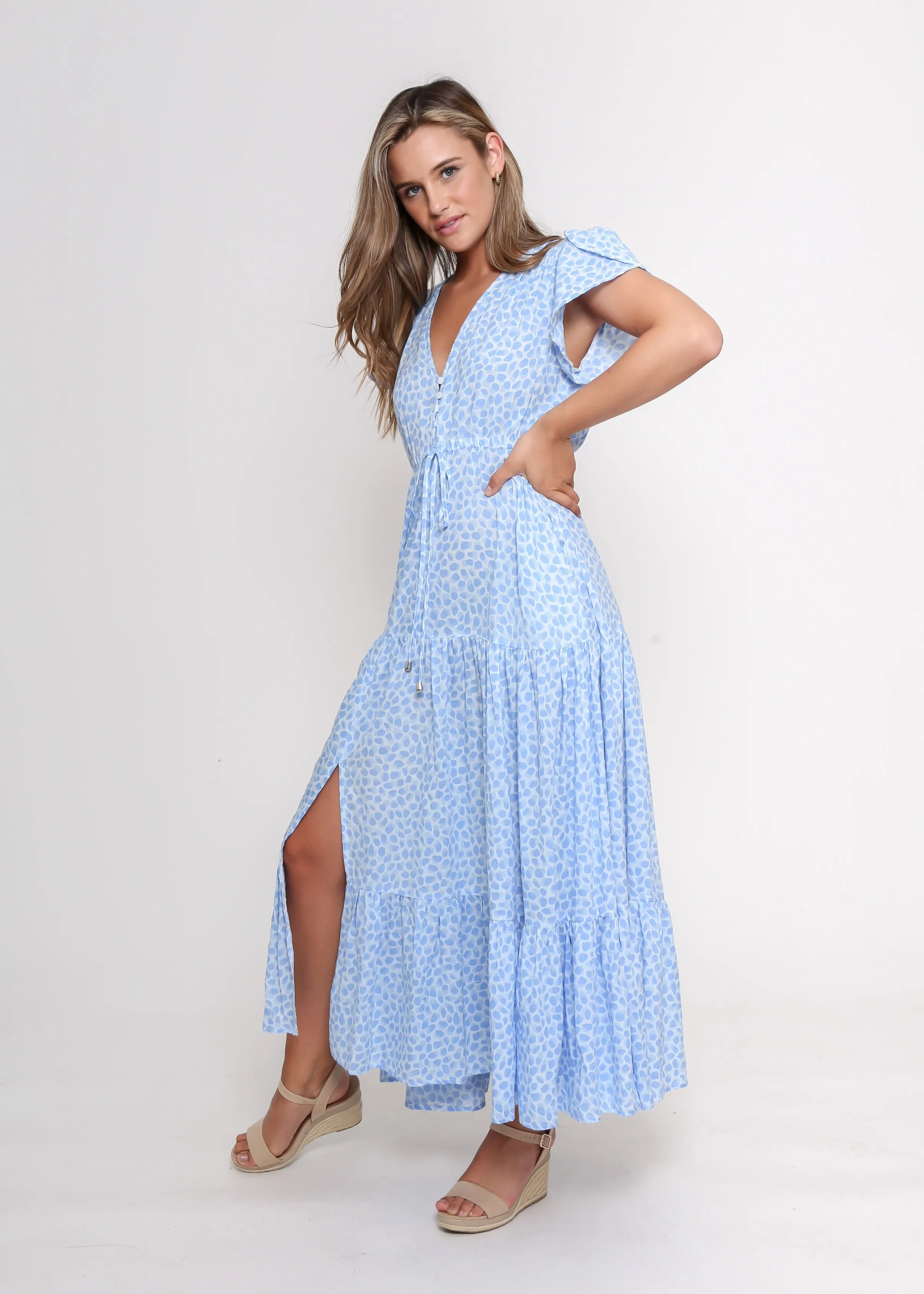 Sunny Maxi Dress - Blue