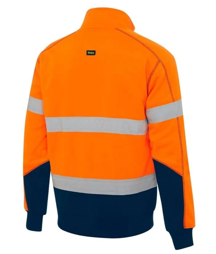 Taped Hi Vis Fleece Pullover with Sherpa Lining