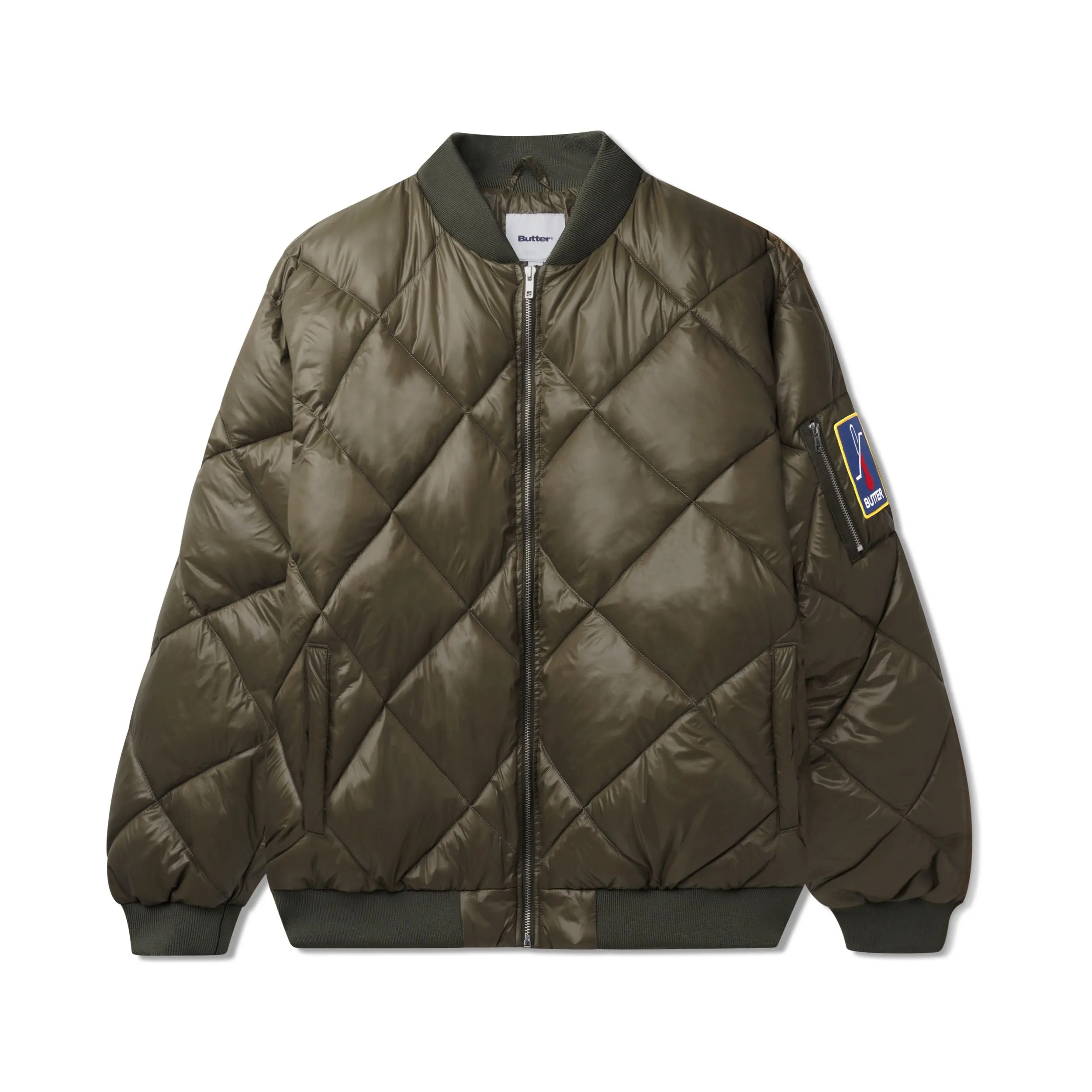 TEMPERATURE BOMBER JACKET ARMY