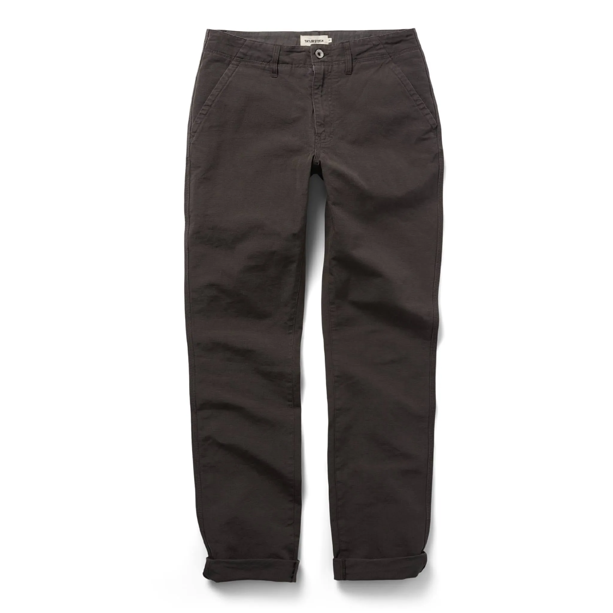 The Morse Pant in Dark Charcoal Slub