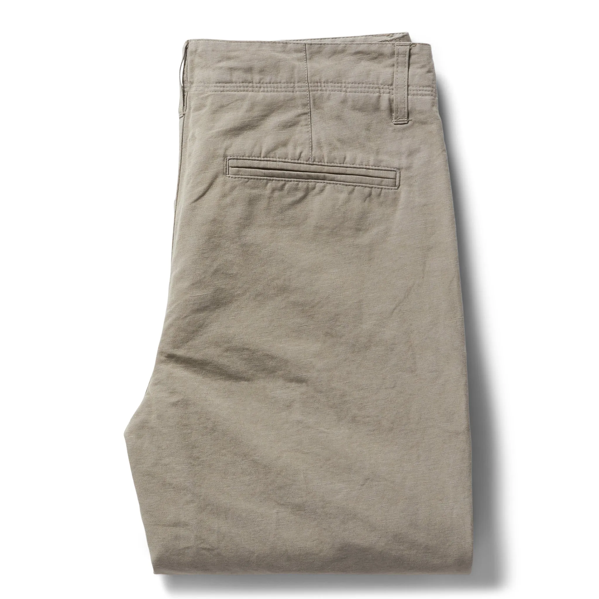 The Morse Pant in Oyster Slub