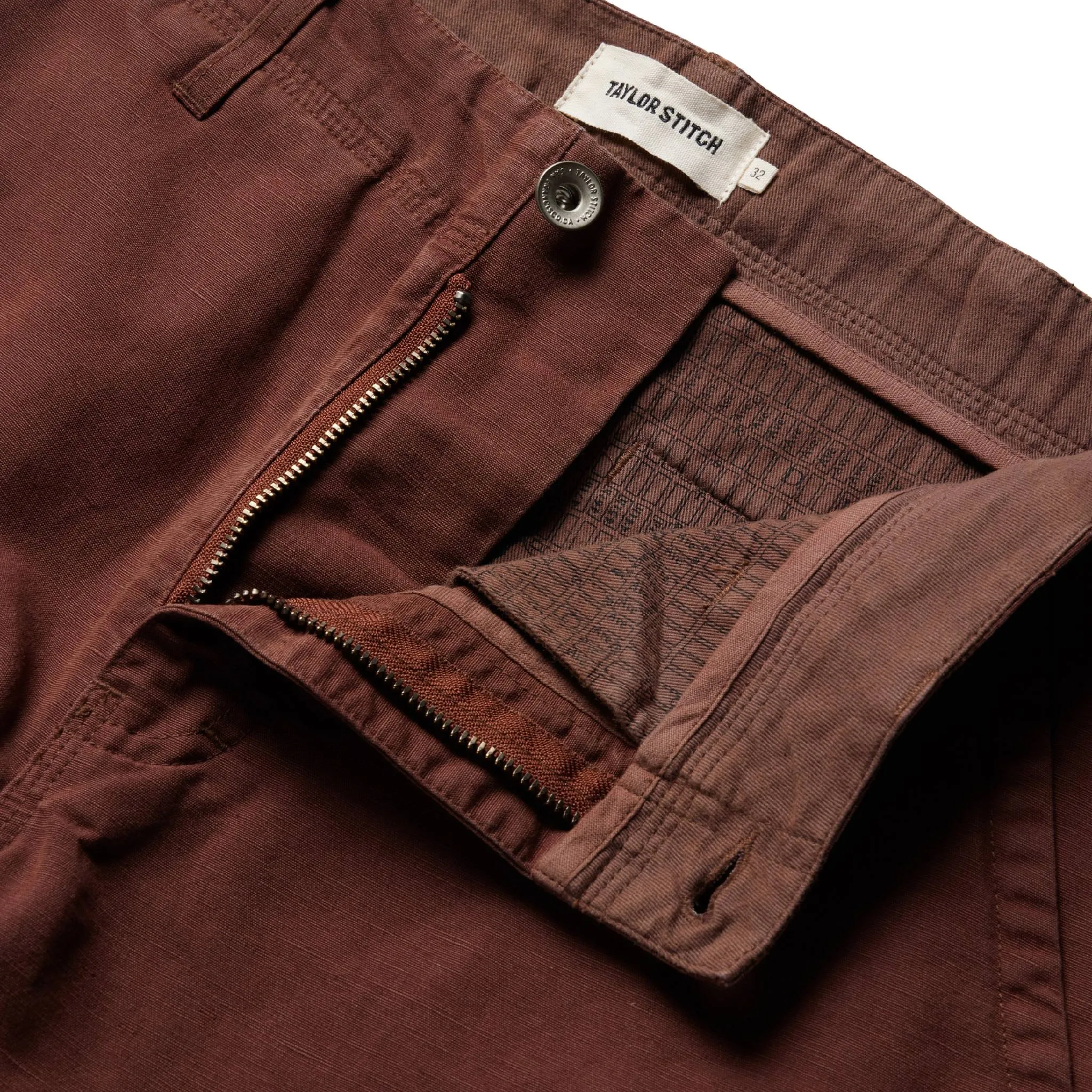 The Morse Pant in Russet Slub