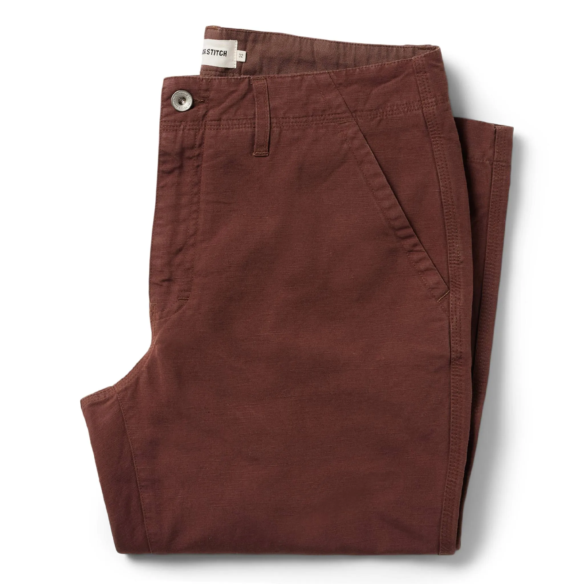 The Morse Pant in Russet Slub