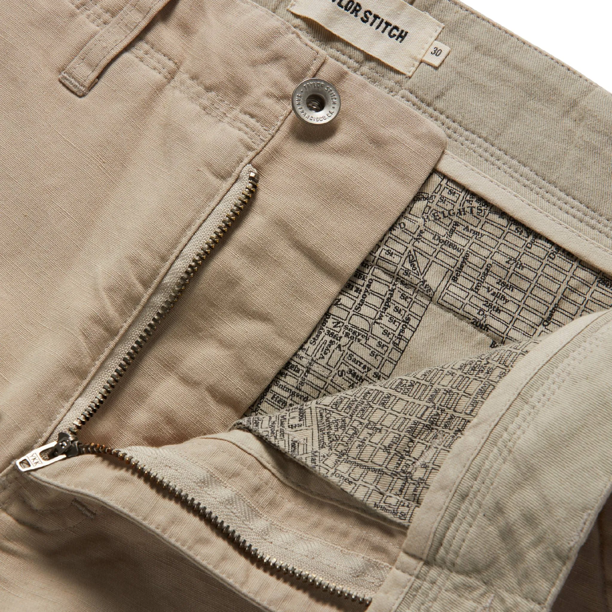 The Morse Pant in Sand Slub