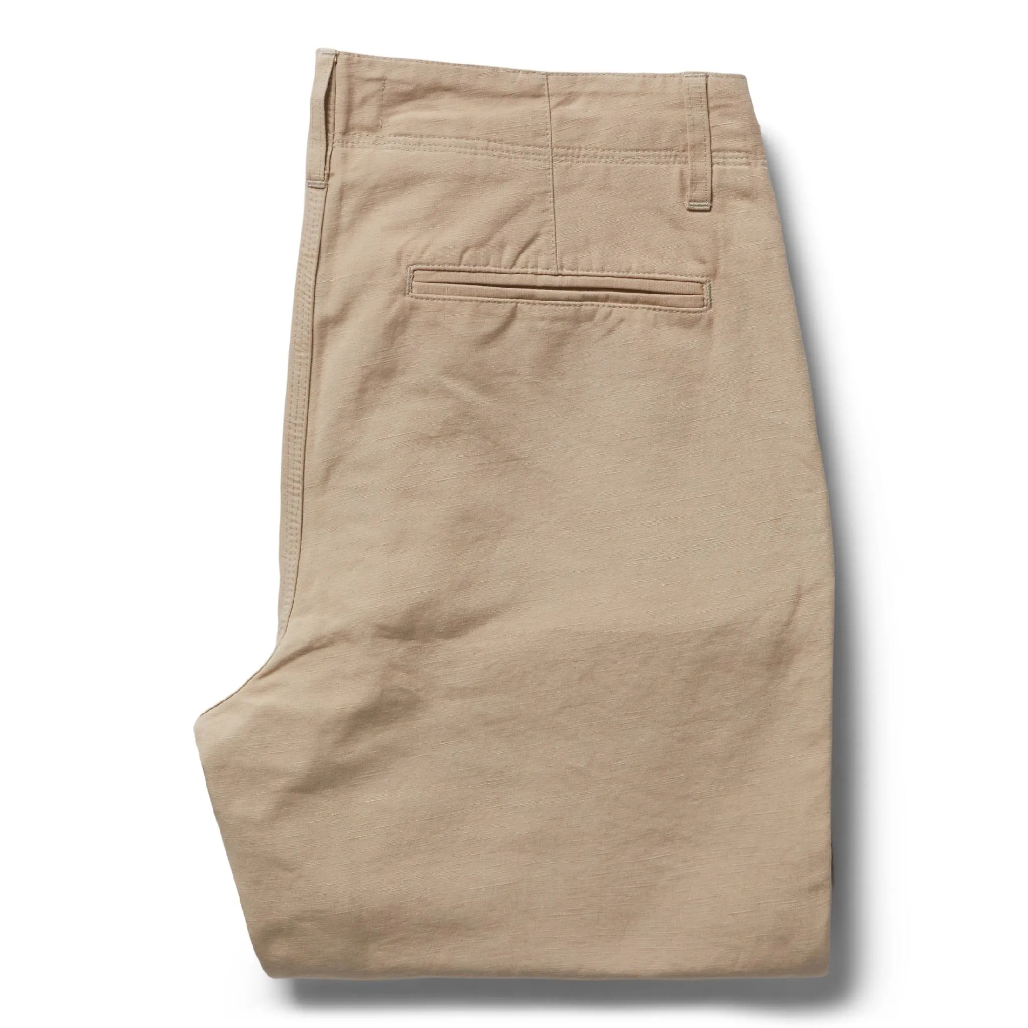 The Morse Pant in Sand Slub