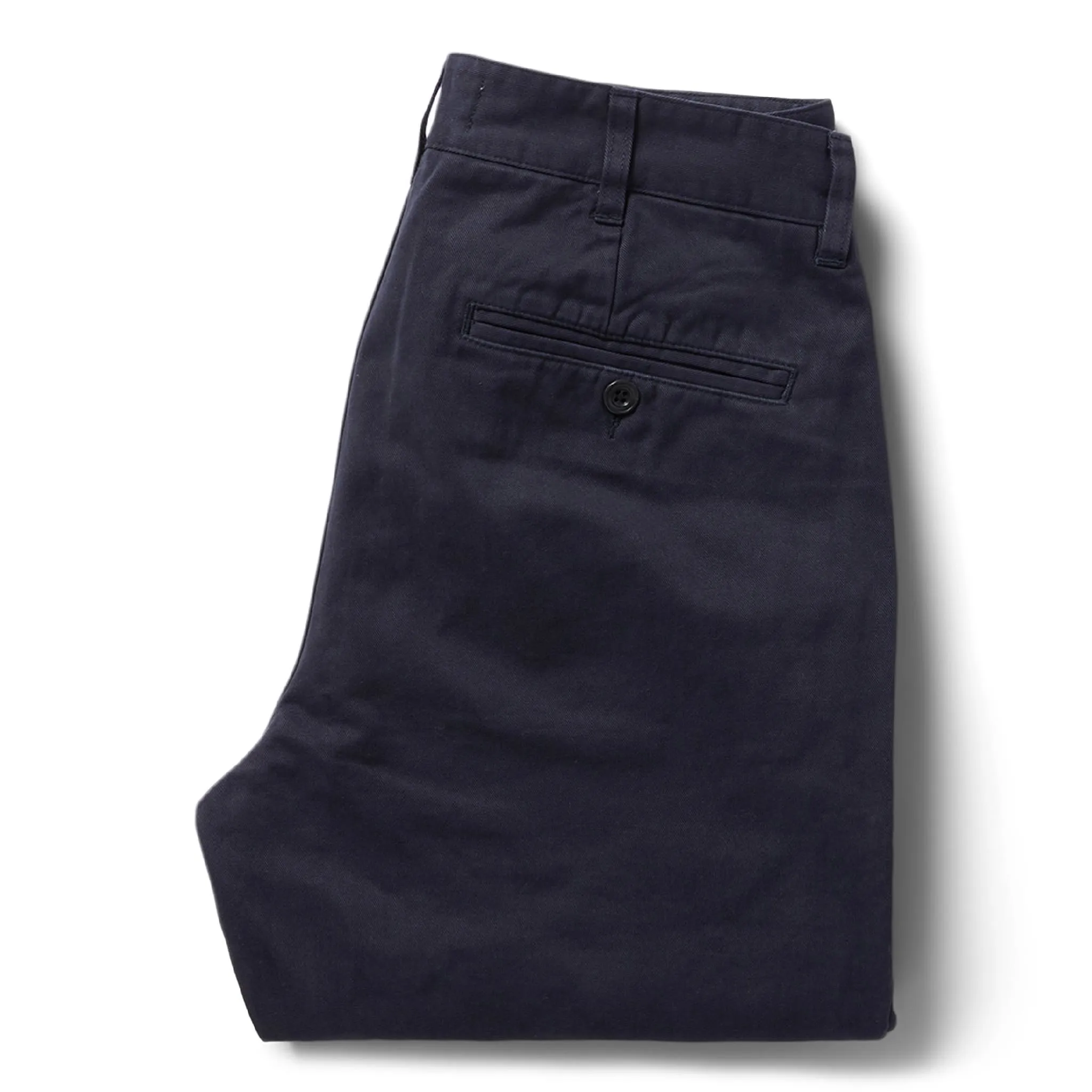 The Slim Foundation Pant in Organic Dark Navy