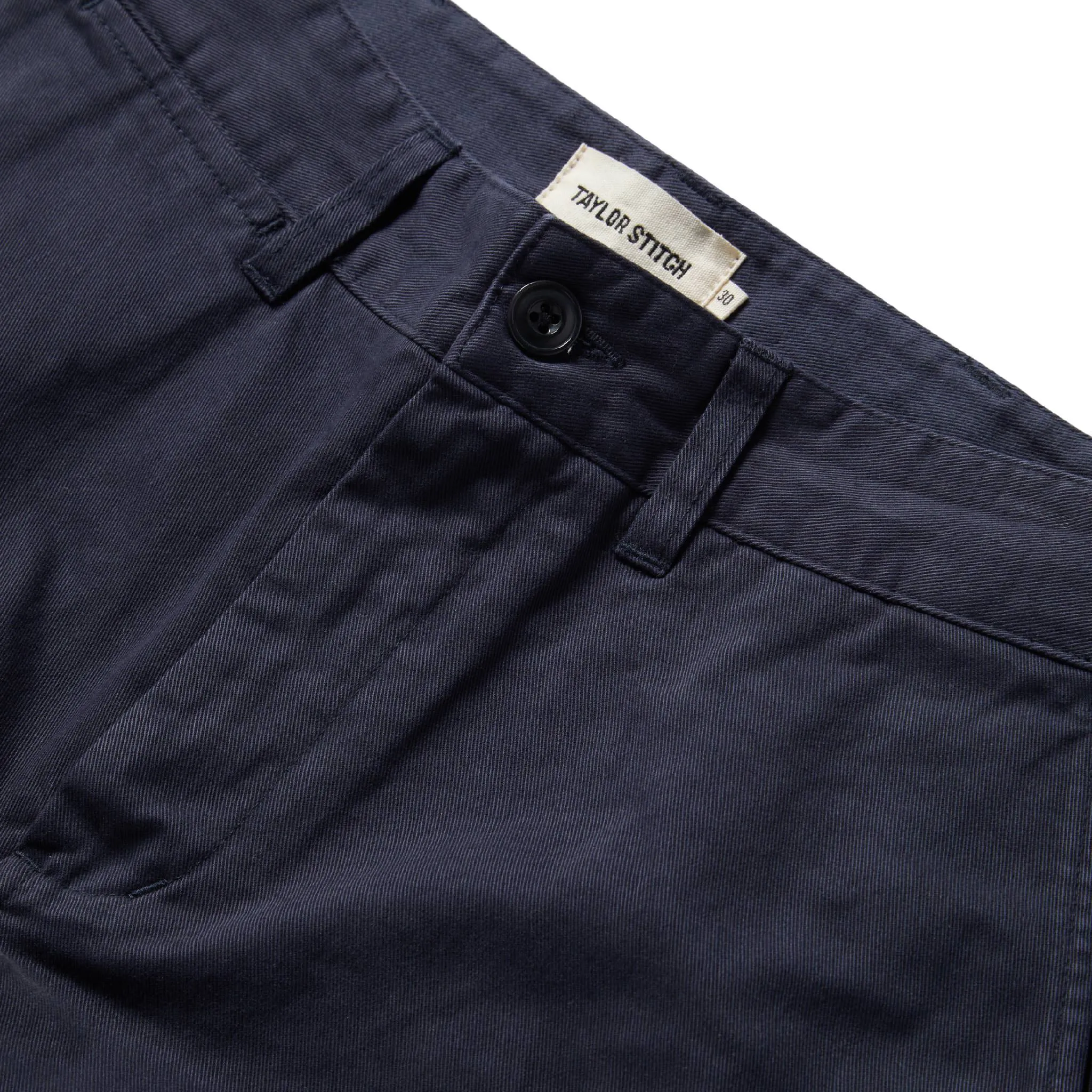 The Slim Foundation Pant in Organic Dark Navy