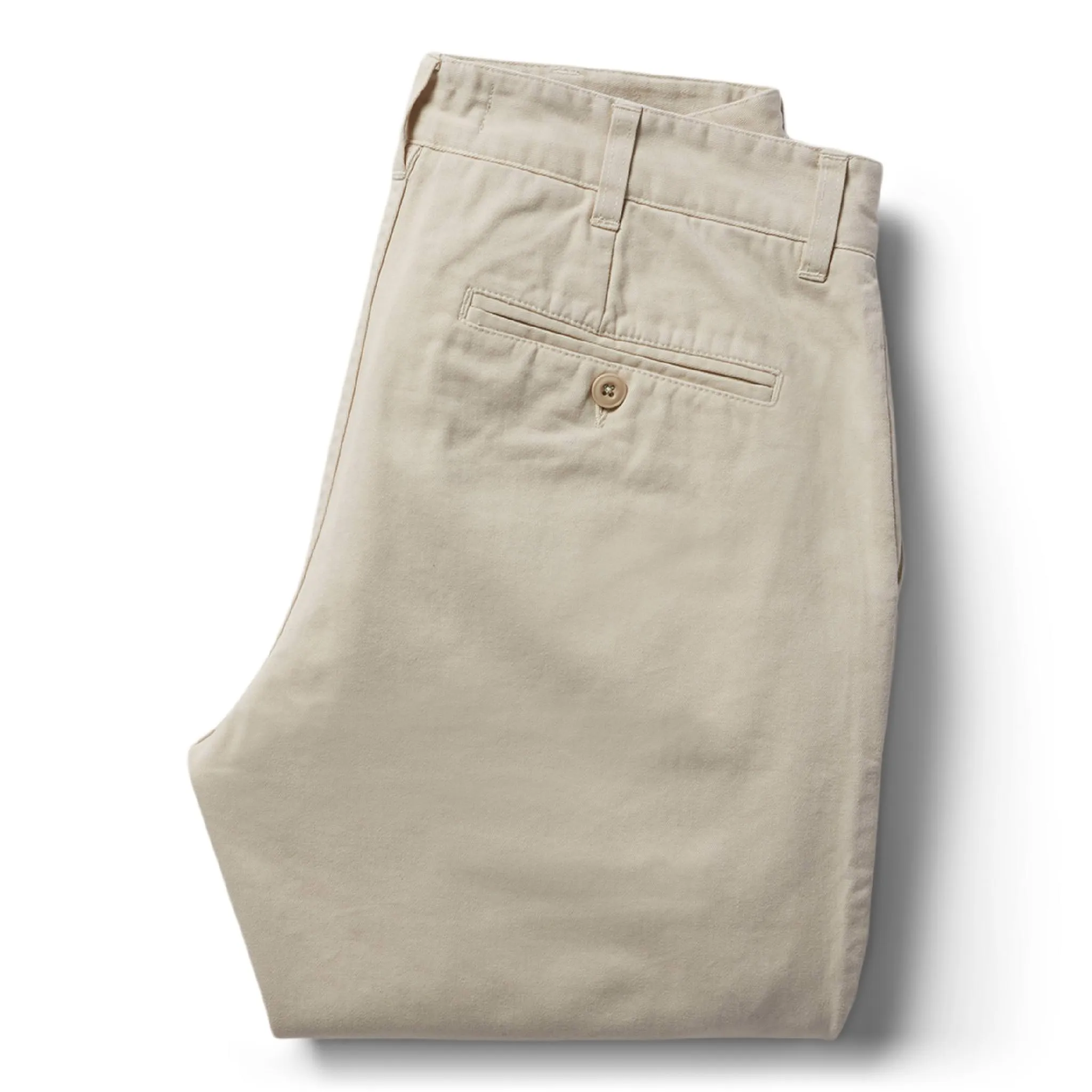 The Slim Foundation Pant in Organic Stone