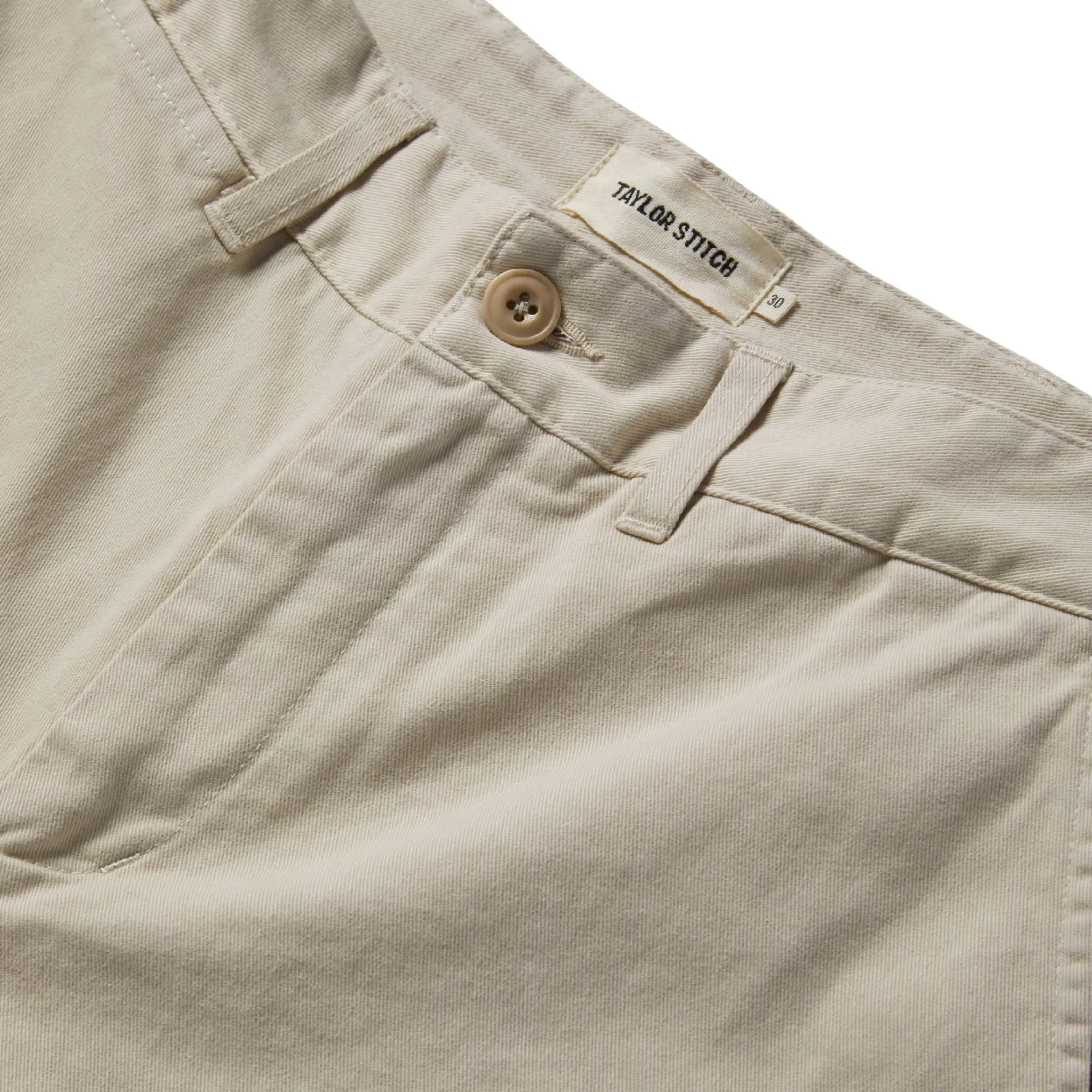 The Slim Foundation Pant in Organic Stone