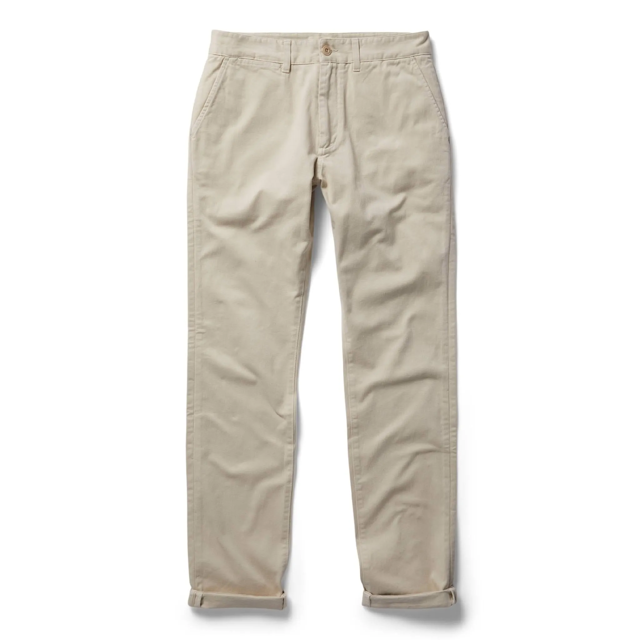 The Slim Foundation Pant in Organic Stone