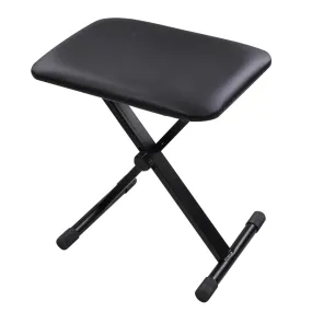 TheLAShop Folding Keyboard Bench Padded Piano Stool Adjustable Height