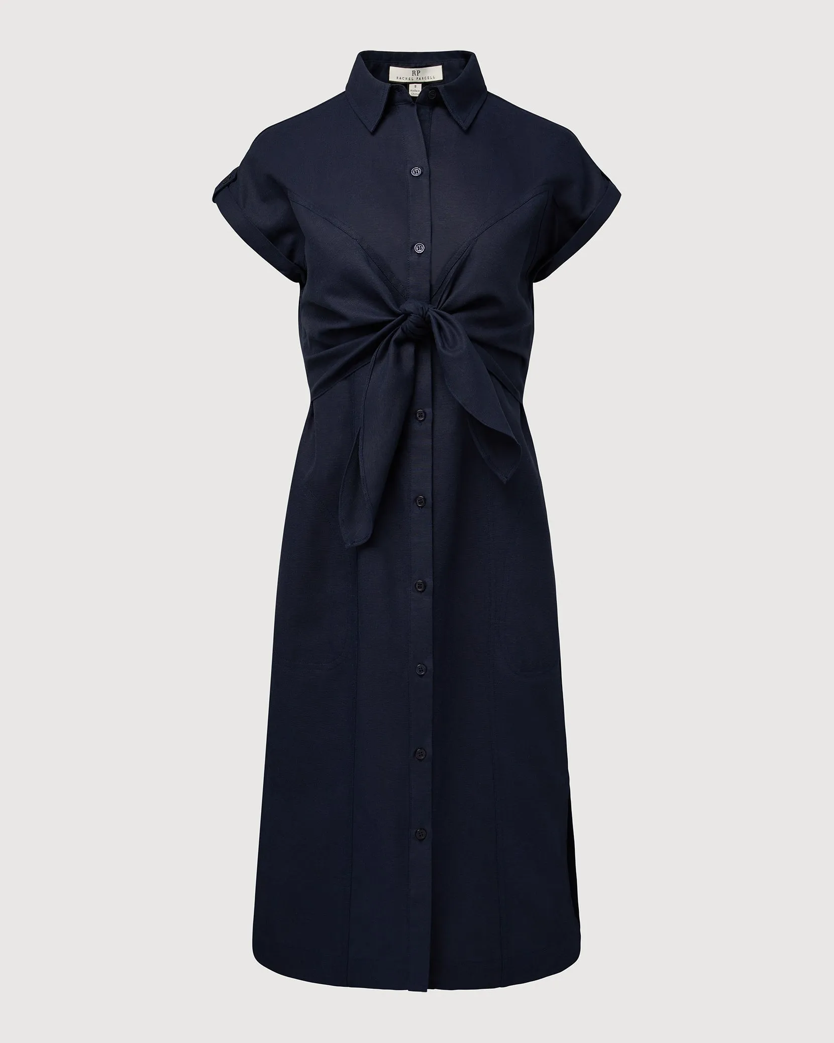 Tie Front Midi Dress