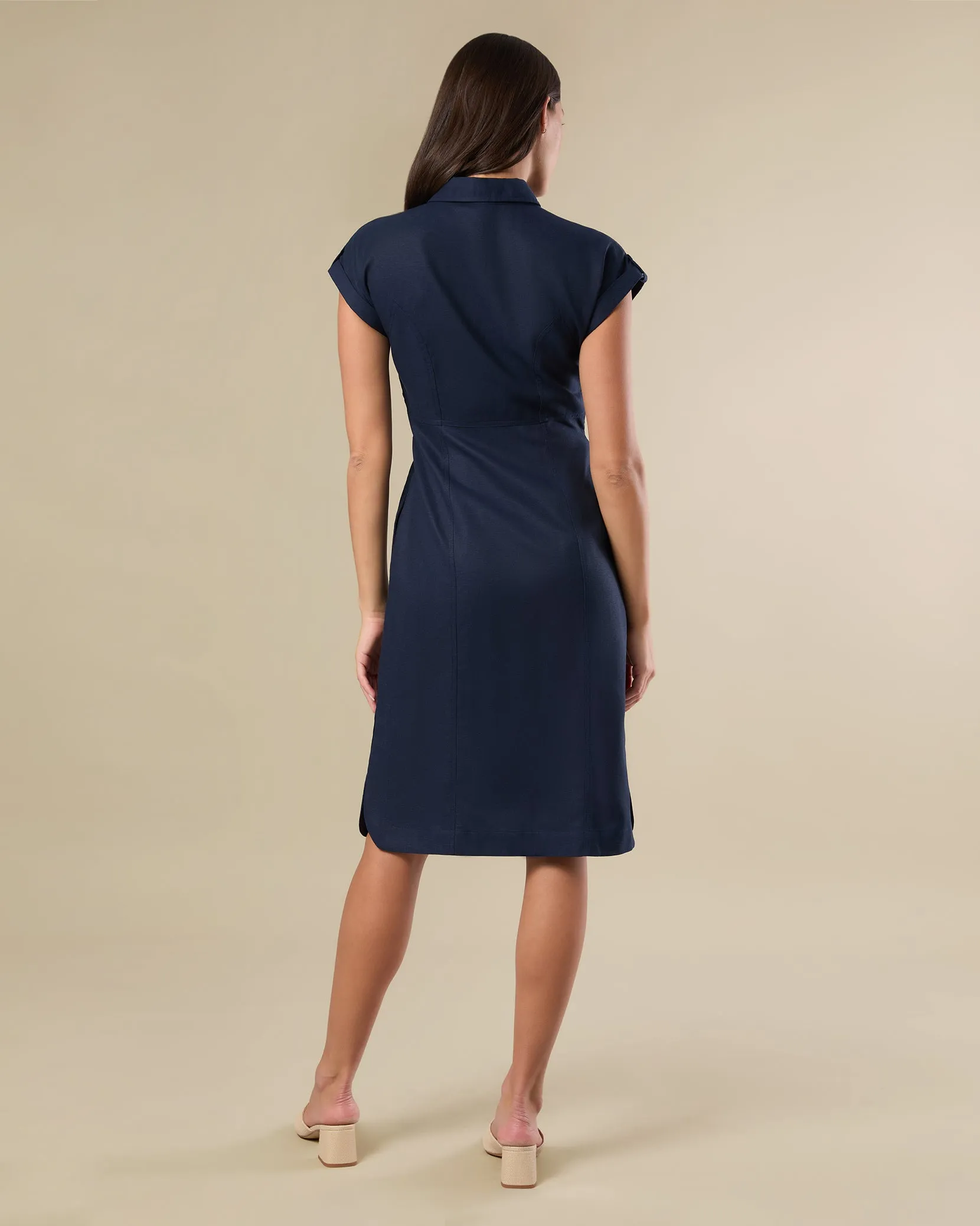 Tie Front Midi Dress