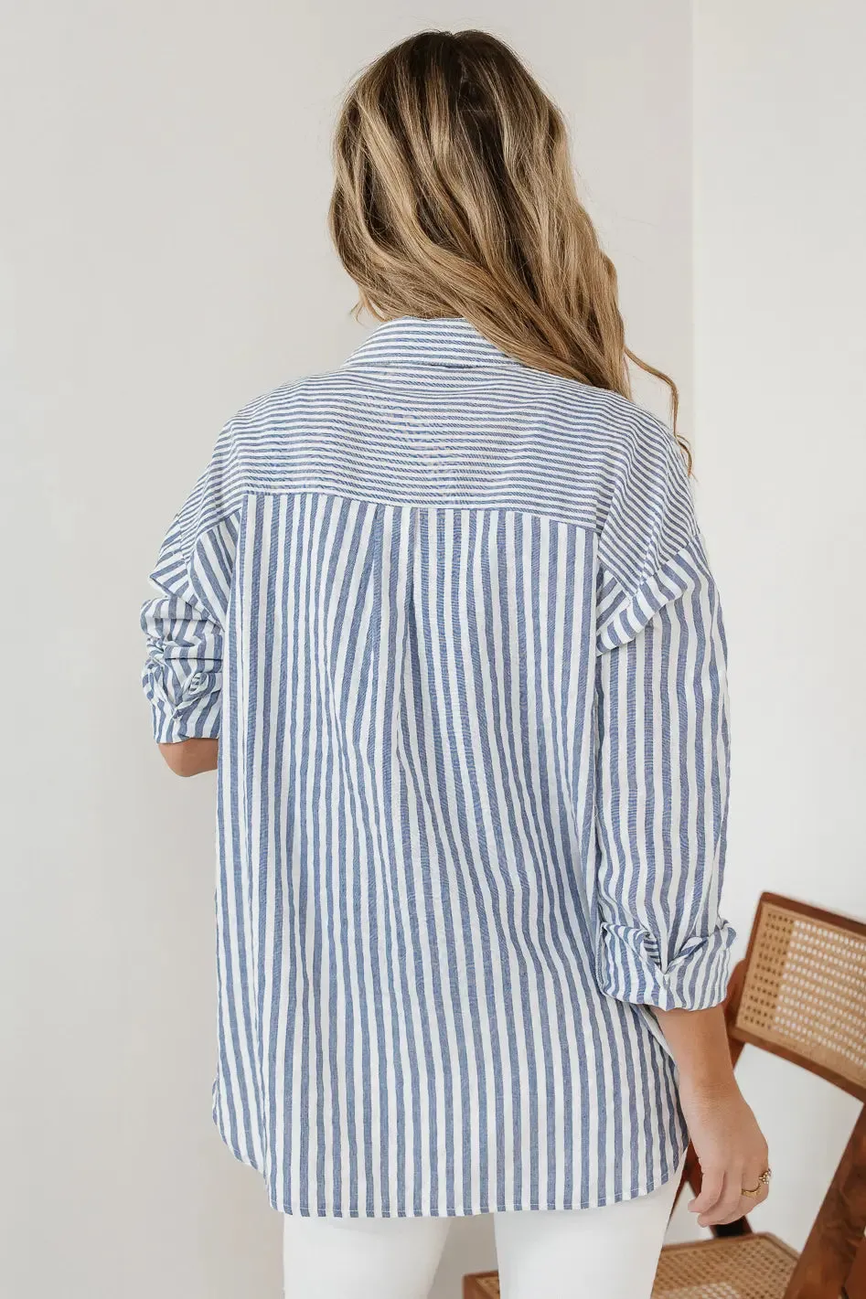 Tiffan Striped Button Up - FINAL SALE