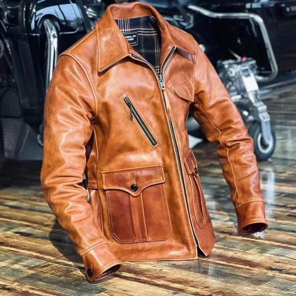 Timeless British Horsehide Jacket