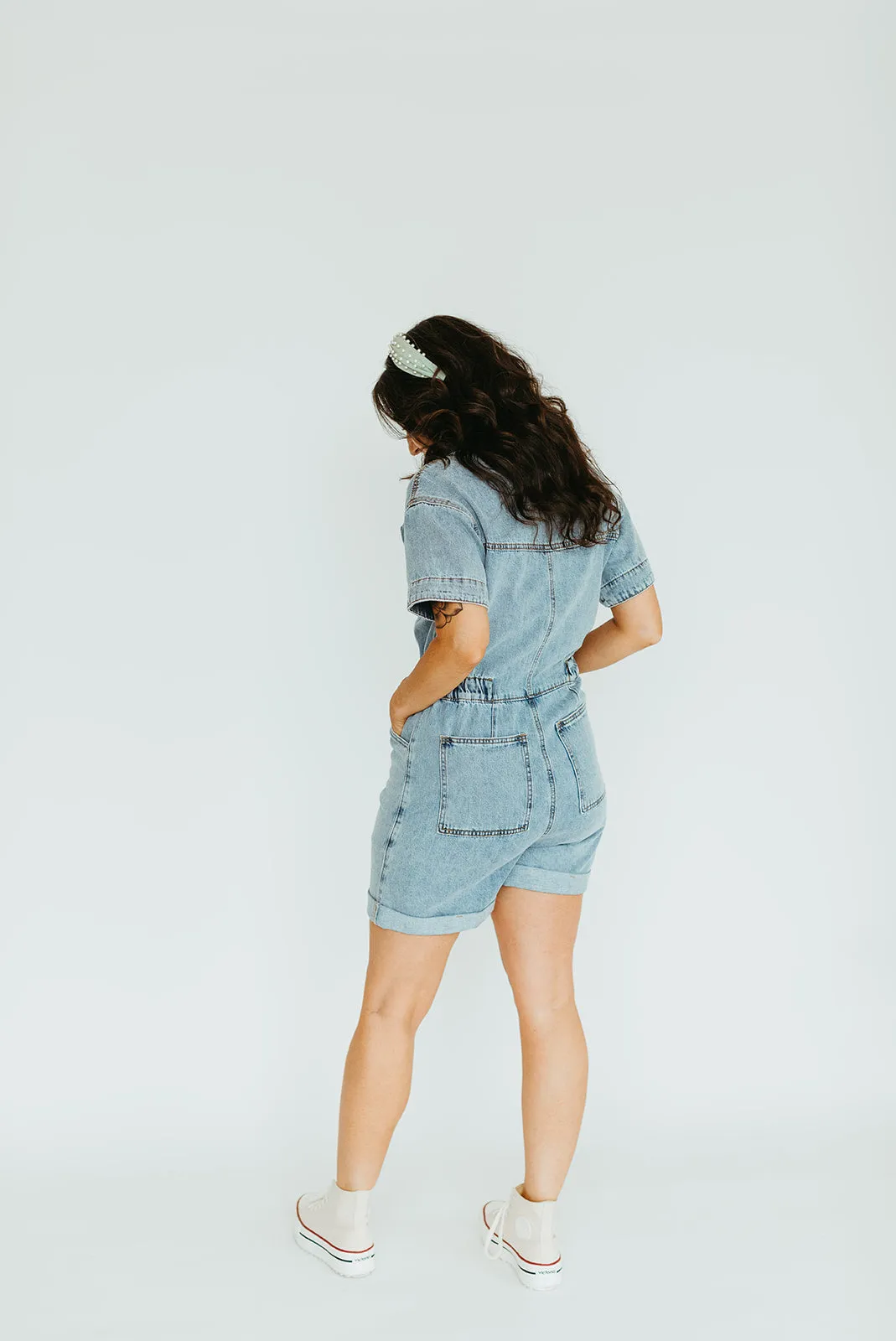 Torrence Denim Romper