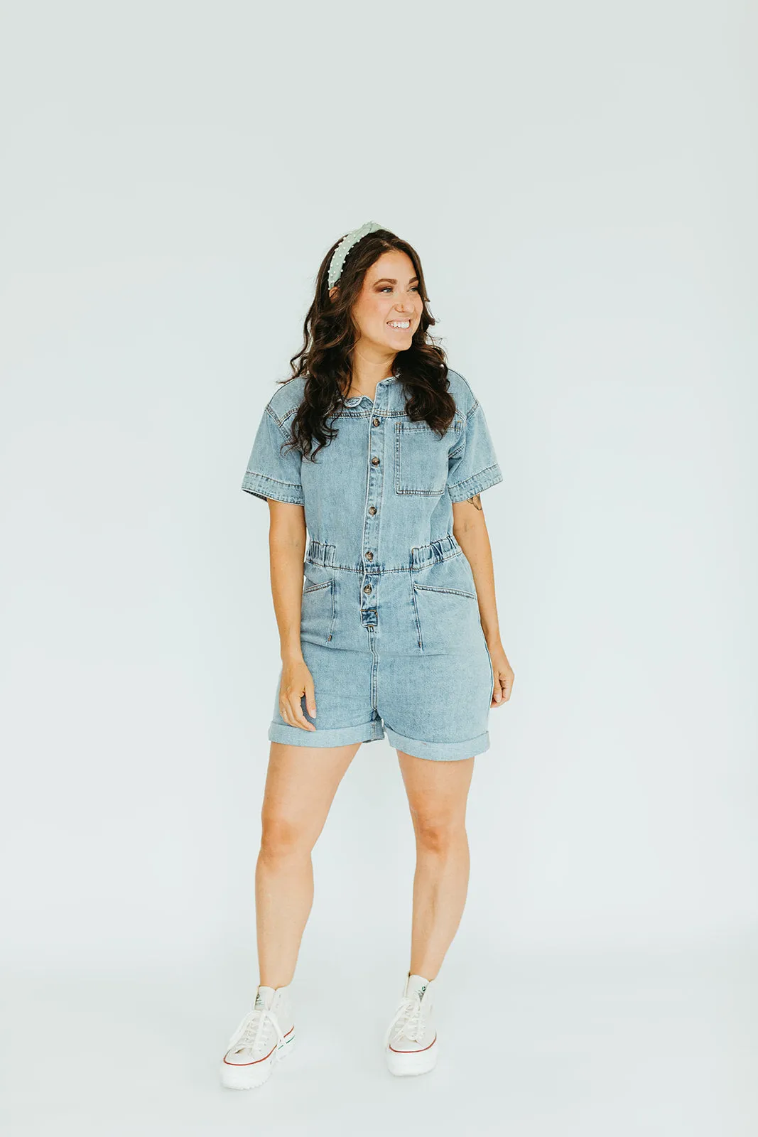 Torrence Denim Romper