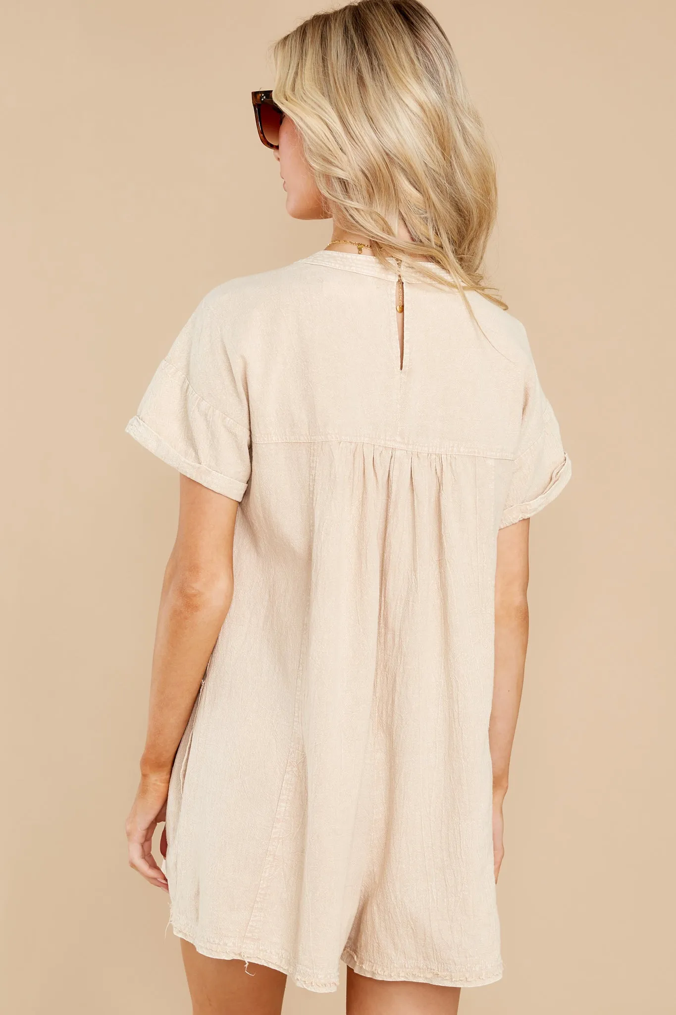 Tuscan Nights Sand Romper