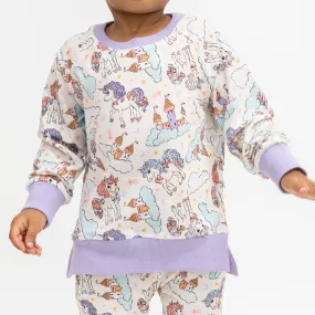 Unicorn Toddler Crew Neck Sweatshirt