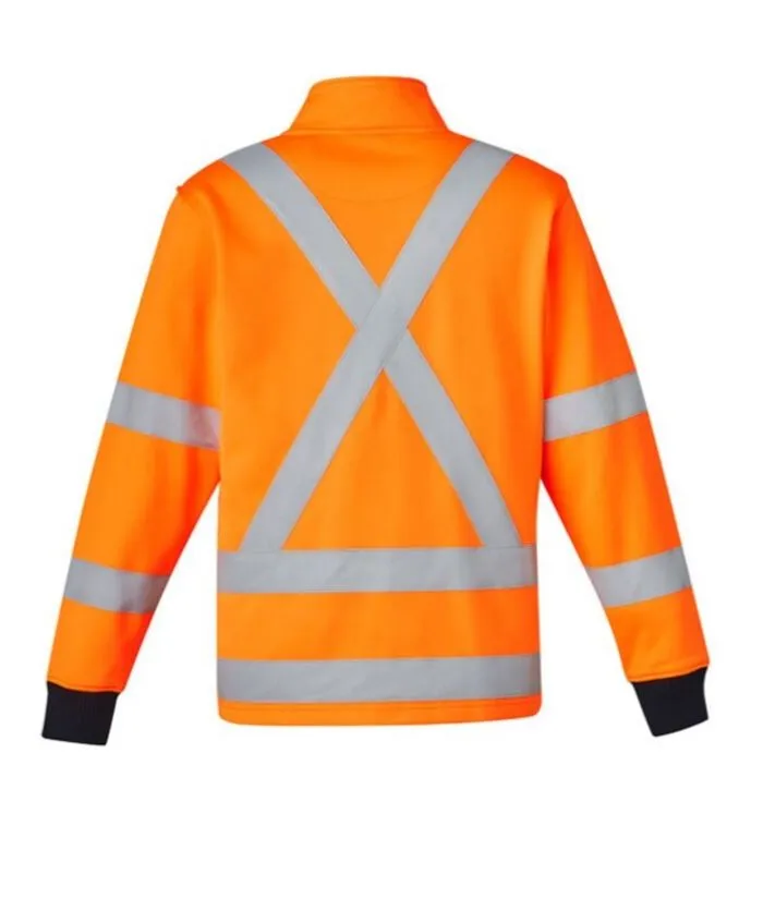 Unisex Hi Vis X Back Rail Jumper