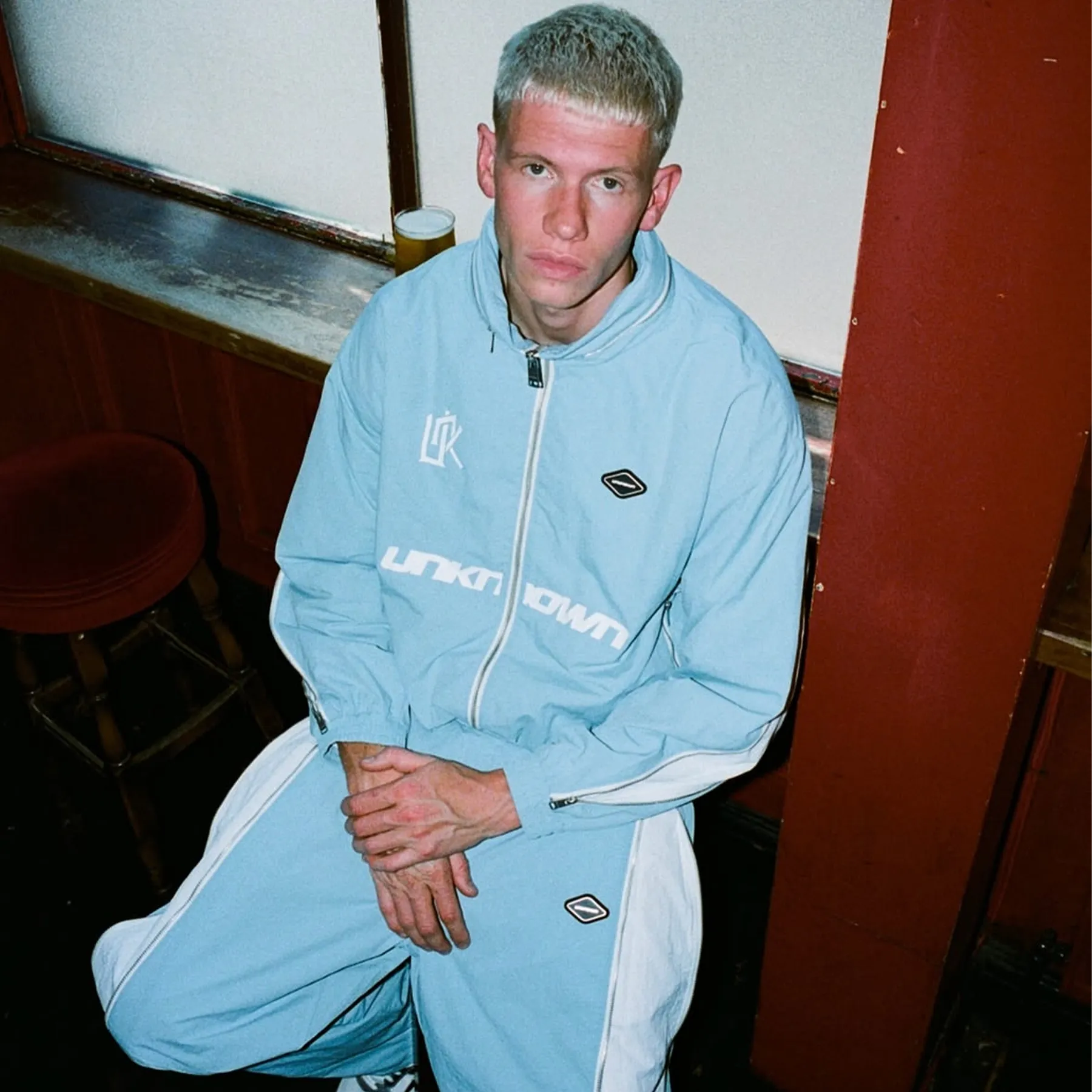 Unknown x Rizla Zip Track Jacket 'Blue'