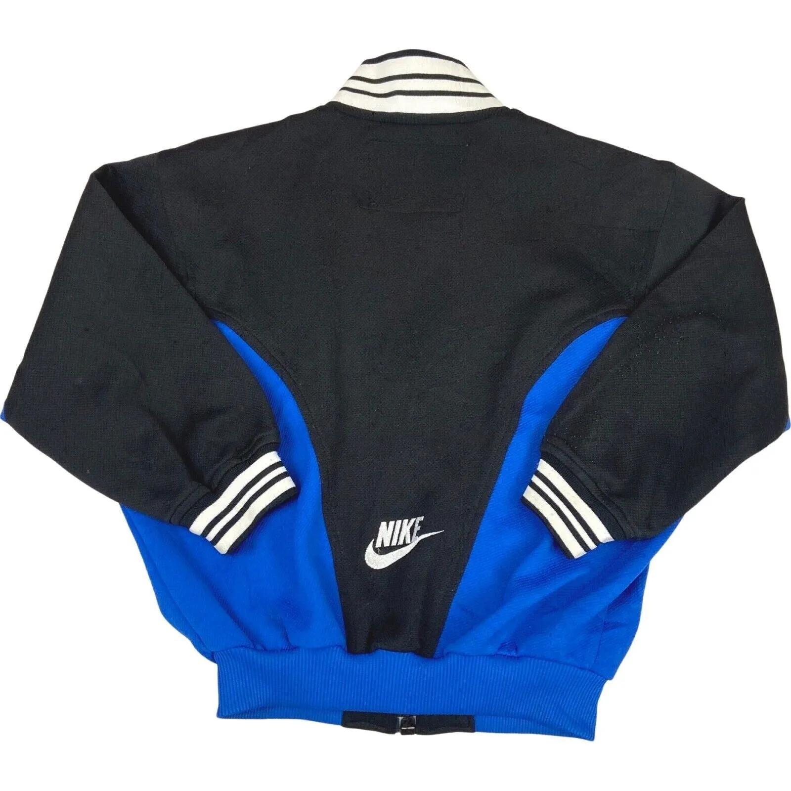 Vintage 1990's Black & Blue Nike Premier Track Jacket Small