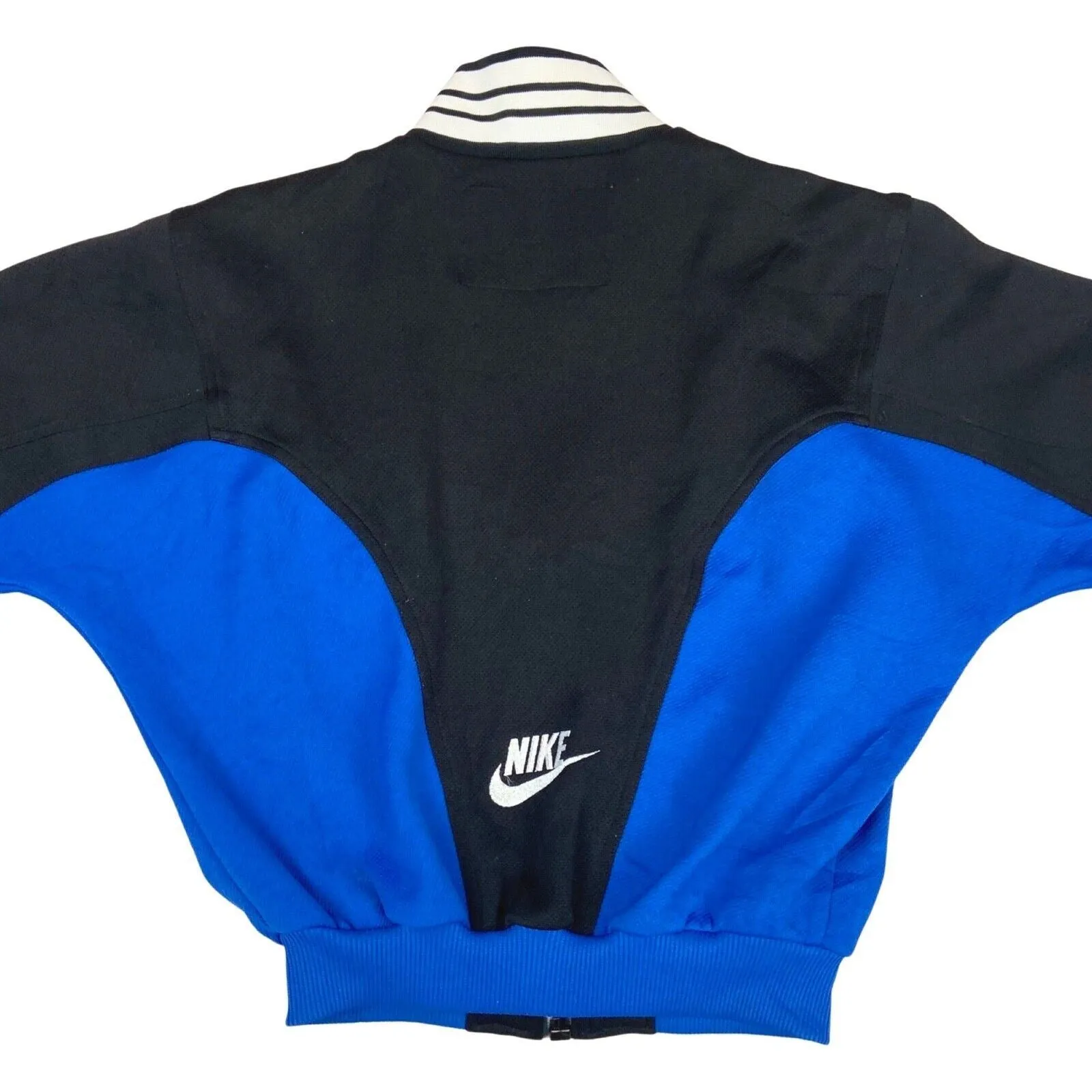 Vintage 1990's Black & Blue Nike Premier Track Jacket Small