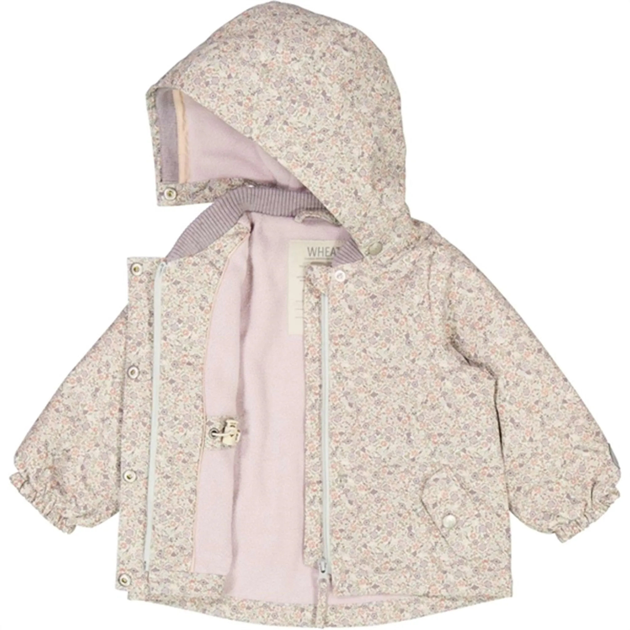 Wheat Jacket w. Fleece Gry Tech Highrise Flowers