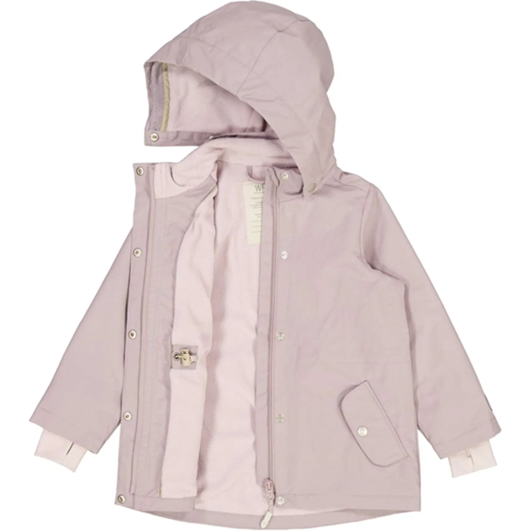 Wheat Jacket w. Fleece Gry Tech Purple Dove