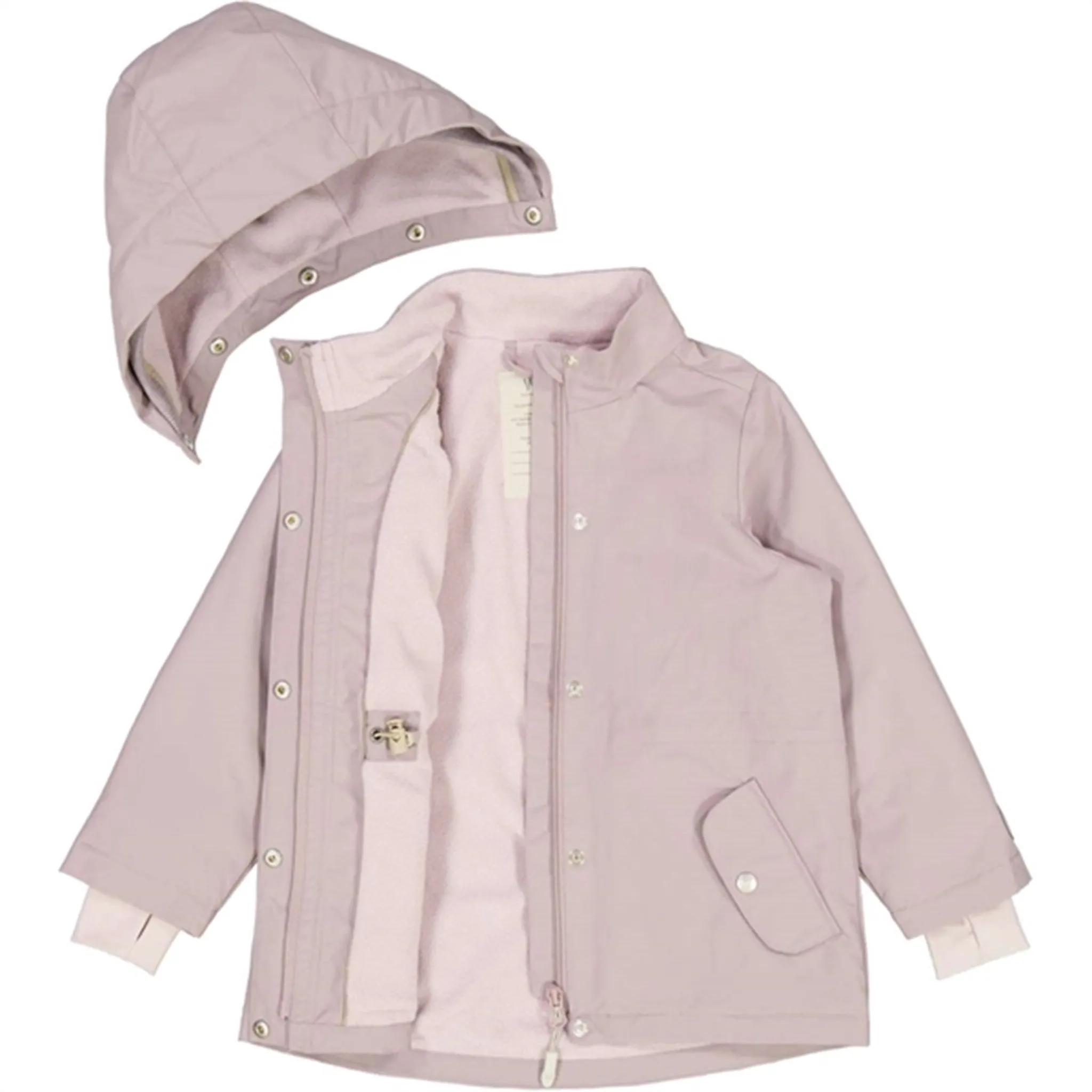 Wheat Jacket w. Fleece Gry Tech Purple Dove