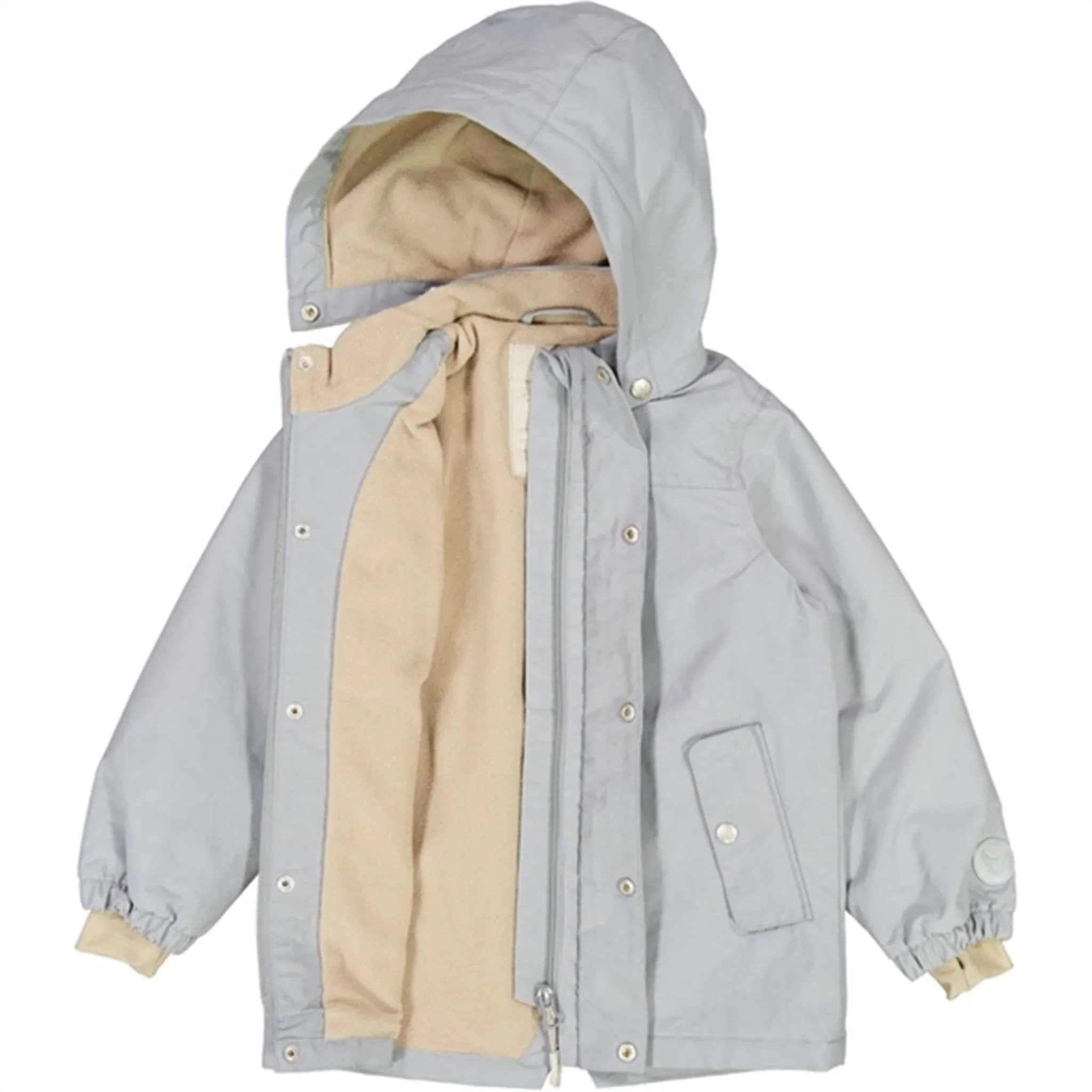 Wheat Jacket w. Fleece Karl Tech Cloudy Sky