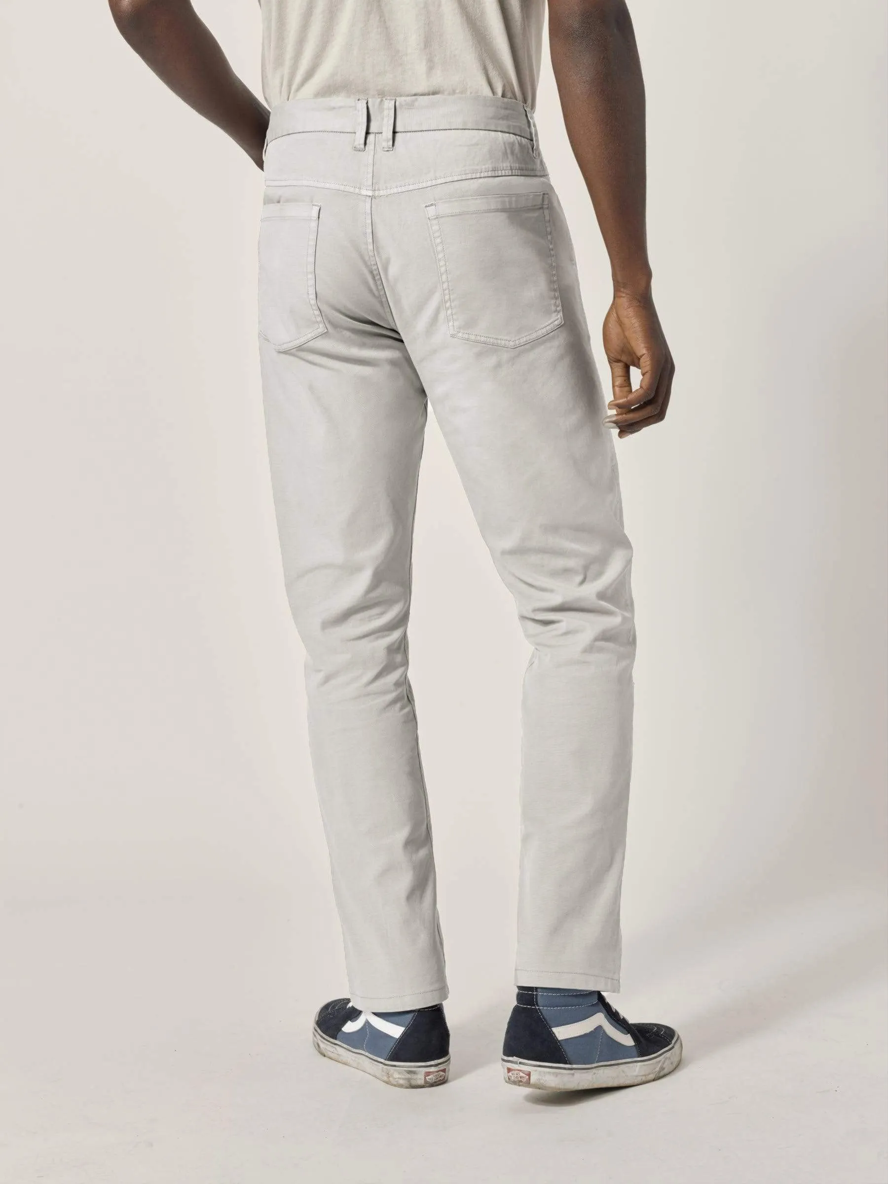 White Sand Vintage Canvas 5-Pocket Pant