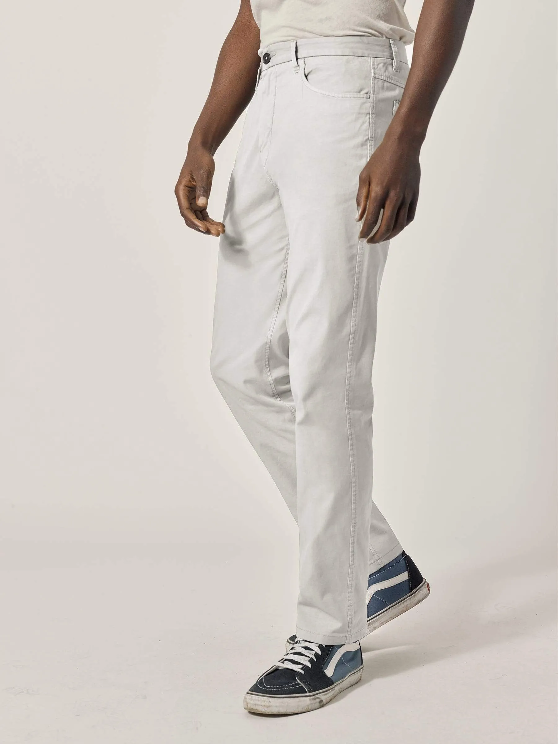 White Sand Vintage Canvas 5-Pocket Pant