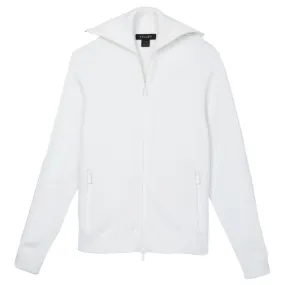 Womens Track Sweater Jacket Off White - AW24