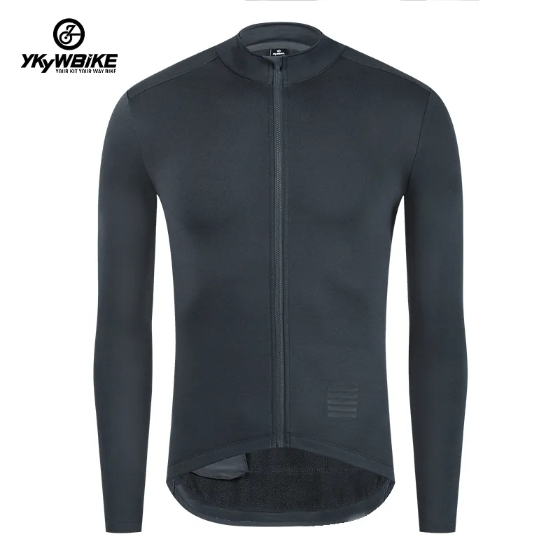 YKYW Men's Cycling Jersey Jacket Winter 5-15℃ Thermal Fleece Long Sleeves 6 Colors