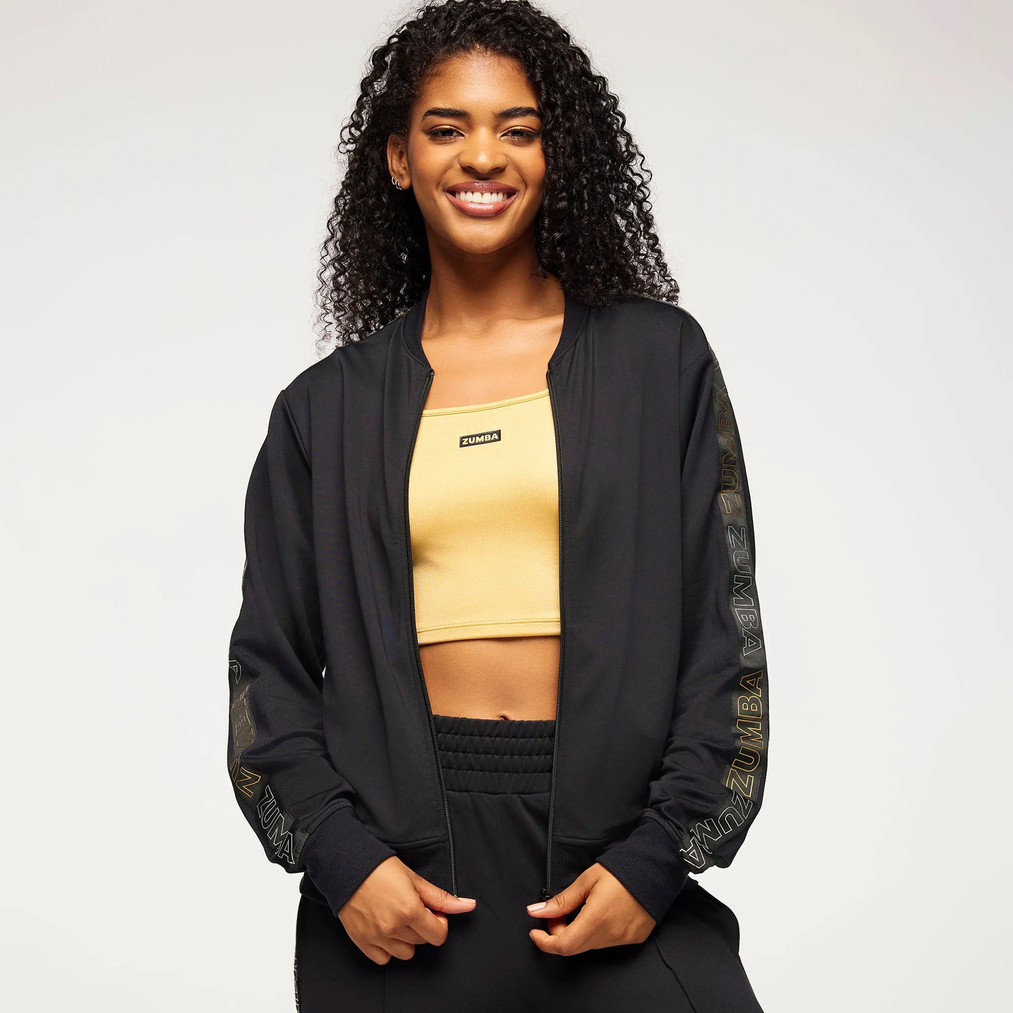 Zumba® Runway Knit Track Jacket